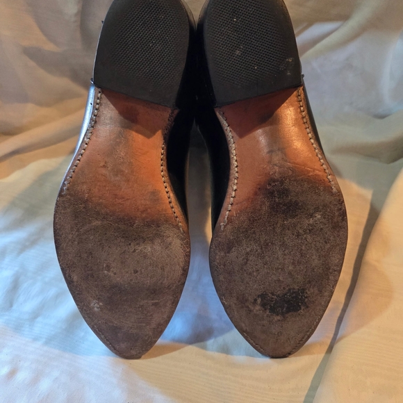 Vintage ACME Black Western Leather Boots Size 9.5 EW - Picture 8 of 8